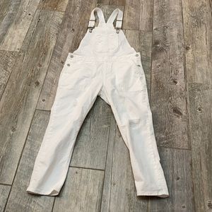 Reserved @sstem28 Gap Slouch/Crop White Overall PM